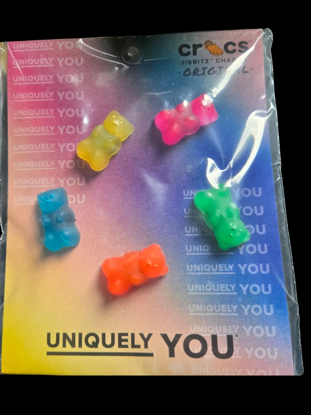 CROCS Jibbitz Candy Bear Charms - Neon Mix